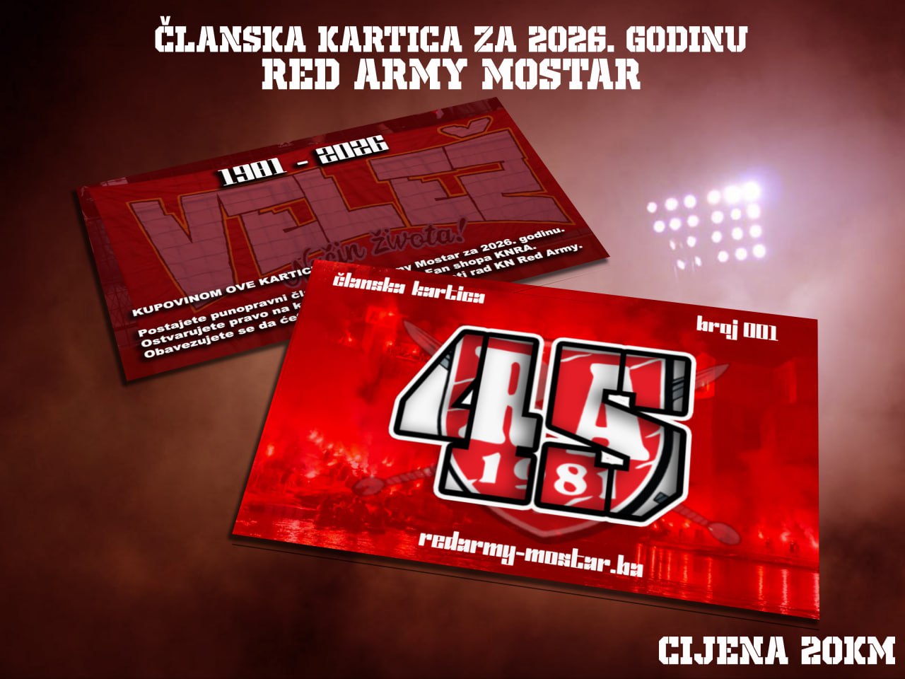Članska kartica za 2026. godinu